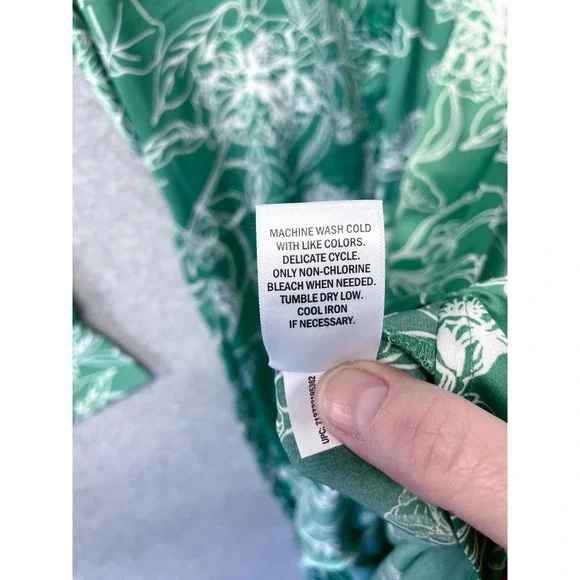 Ophelia Roe Dress Womens Medium Floral Button Front Shirt Dress Romantic - Picture 11 of 13